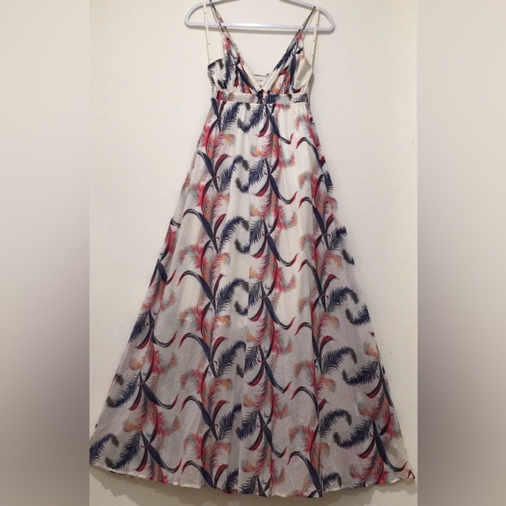 Quicksilver Tropical Feather Print Maxi Dress - Picture 2 of 15